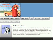 Tablet Screenshot of craftsmanventcovers.com